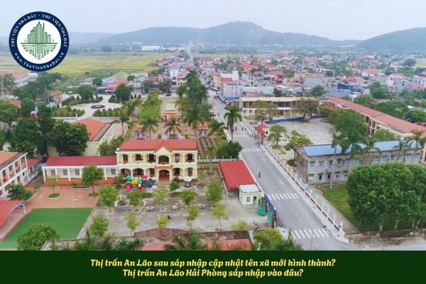 Thị trấn An Lão sau sáp nhập cập nhật tên xã mới hình thành? Thị trấn An Lão Hải Phòng sáp nhập vào đâu?