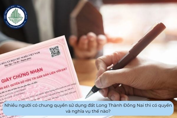 Nhiều người có chung quyền sử dụng đất Long Thành Đồng Nai thì có quyền và nghĩa vụ thế nào?