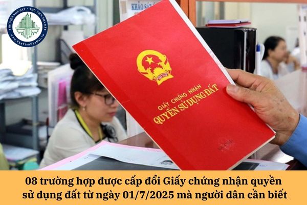 Cấp đổi giấy chứng nhận quyền sử dụng đất