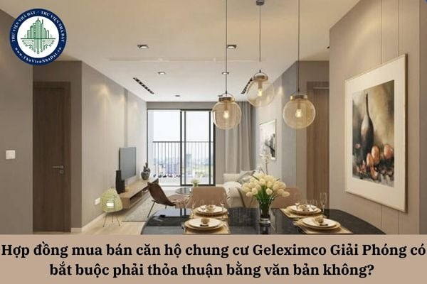 Các bên mua bán căn hộ chung cư Geleximco Giải Phóng được phép giao dịch thông qua những hình thức nào? 