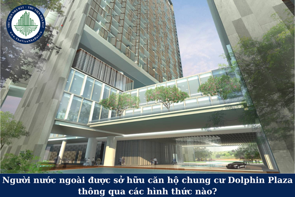 Người nước ngoài được sở hữu căn hộ chung cư Dolphin Plaza thông qua các hình thức nào?