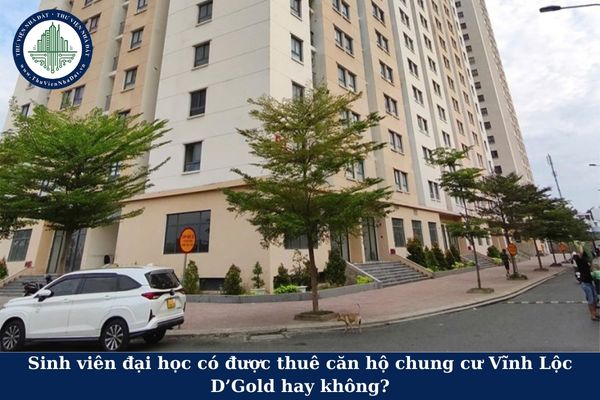 Sinh viên đại học có được thuê căn hộ chung cư Vĩnh Lộc D’Gold hay không?