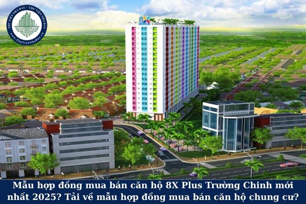 Mẫu hợp đồng mua bán căn hộ 8X Plus Trường Chinh mới nhất 2025? Tải về mẫu hợp đồng mua bán căn hộ chung cư?