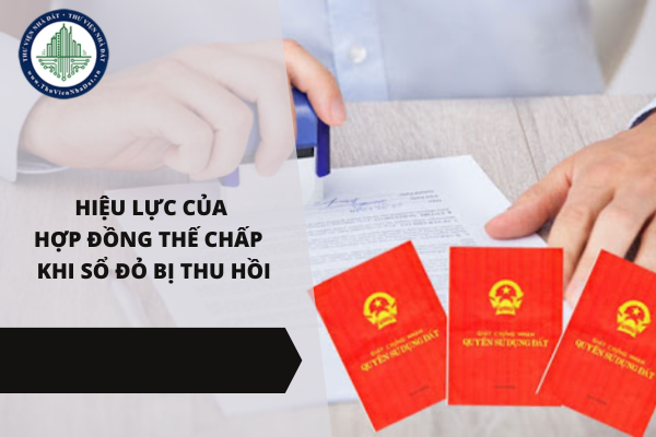 Hiệu lực của hợp đồng thế chấp khi Sổ đỏ bị thu hồi do cấp sai diện tích đất