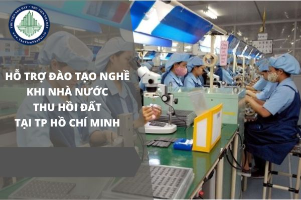 Cá nhân tại Thành phố Hồ Chí Minh được hỗ trợ đào tạo nghề ra sao khi Nhà nước thu hồi đất?