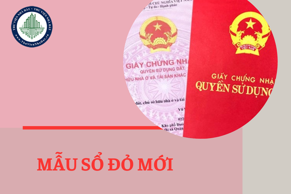 Ngày 1/1/2025, chính thức sử dụng mẫu Sổ đỏ mới để cấp cho người dân