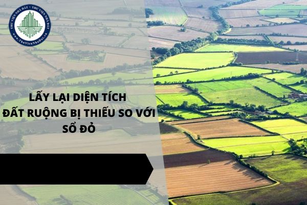 Diện tích đất ruộng đo đạc lại bị thiếu so với Sổ đỏ làm sao lấy lại được?