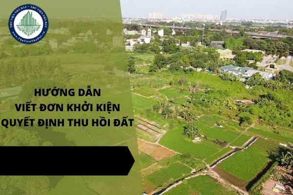 Hướng dẫn viết đơn khởi kiện quyết định thu hồi đất mới nhất 2025