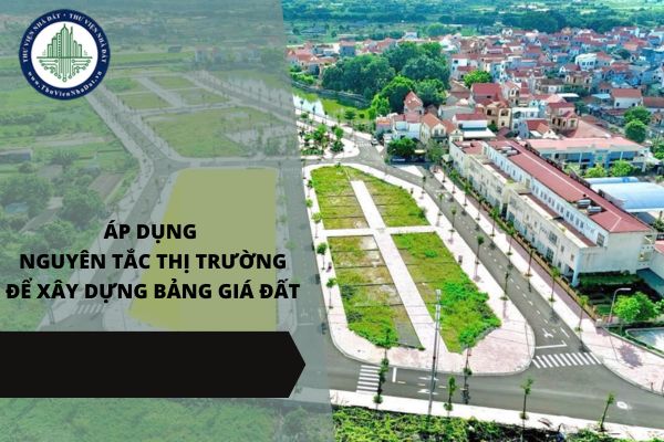 Sau năm 2025, áp dụng nguyên tắc thị trường để xây dựng bảng giá đất như thế nào?