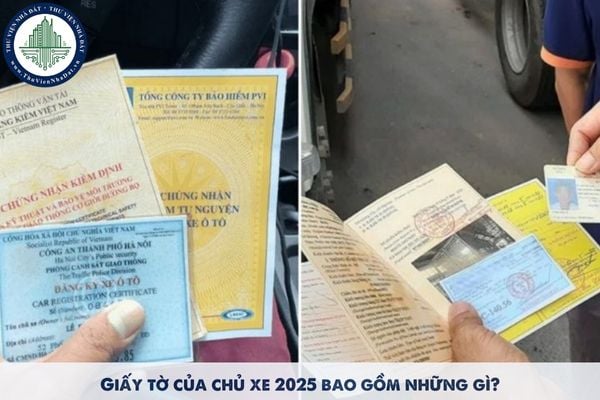 Giấy tờ của chủ xe 2025 bao gồm những gì?