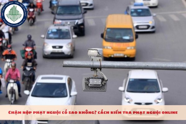 Chậm nộp phạt nguội có sao không? cách kiểm tra phạt nguội online