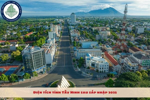 Diện tích tỉnh Tây Ninh sau sáp nhập 2025