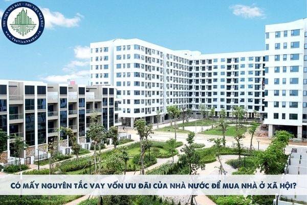 Có mấy nguyên tắc vay vốn ưu đãi của nhà nước để mua nhà ở xã hội?