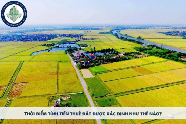 Thời điểm tính tiền thuê đất được xác định như thế nào?