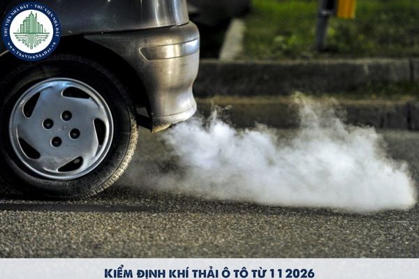 Kiểm định khí thải ô tô từ 1 1 2026
