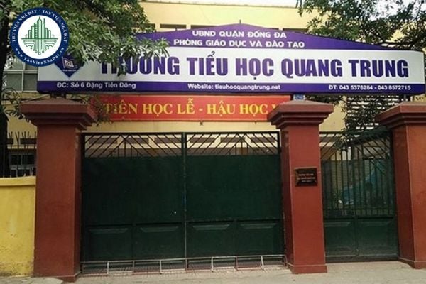 Biển tên trường tiểu học cần lưu ý những gì? 