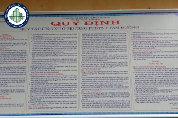Quy tắc ứng xử trong trường trung học phổ thông ra sao?