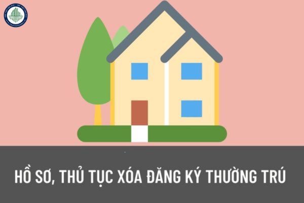 Hồ sơ, thủ tục xóa đăng ký thường trú người thuộc diện xóa đăng ký thường trú của hộ gia đình được quy định như thế nào?