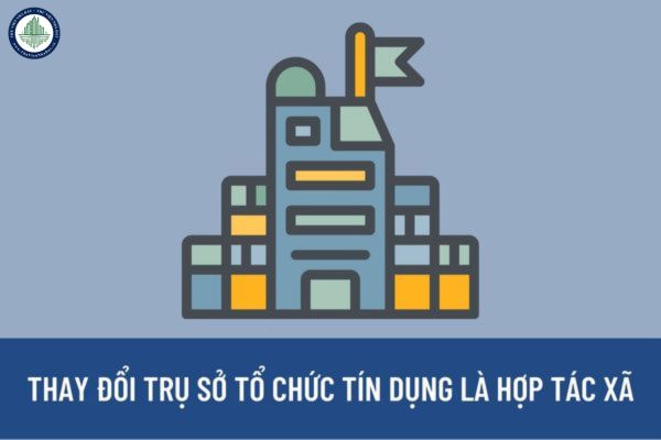 Hồ sơ đề nghị thay đổi địa điểm đặt trụ sở chính của tổ chức tín dụng là hợp tác xã gồm những thành phần nào?