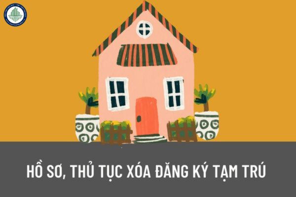 Hồ sơ, thủ tục xóa đăng ký tạm trú người thuộc diện xóa đăng ký tạm trú của hộ gia đình được quy định như thế nào?