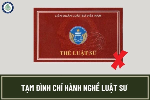 Người bị khởi tố bị can về tội thao túng thị trường chứng khoán thì bị đình chỉ hành nghề luật sư?