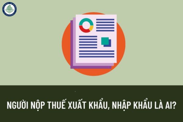 Người nộp thuế xuất khẩu, nhập khẩu là ai? Trường hợp nào được miễn thuế xuất khẩu, nhập khẩu?