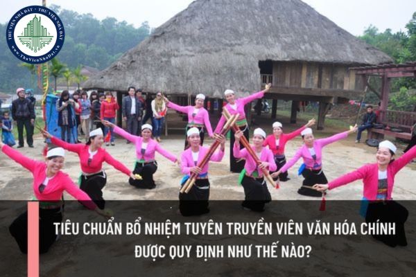 Tiêu chuẩn bổ nhiệm Tuyên truyền viên văn hóa chính được quy định như thế nào? Tuyên truyền viên văn hóa chính có nhiệm vụ như thế nào?