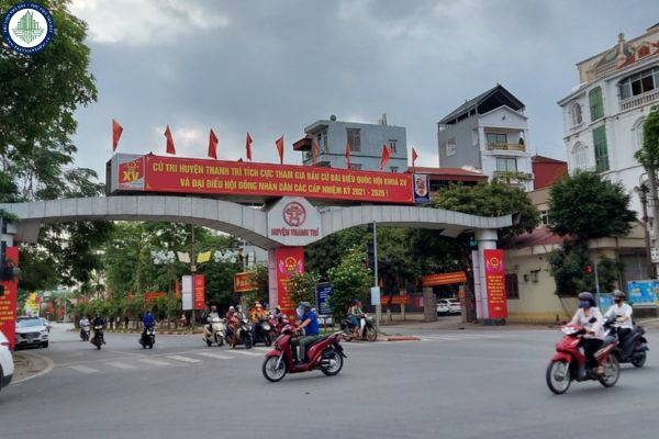 Bản đồ huyện Thanh Trì sau sáp nhập phường xã 1/7/2025