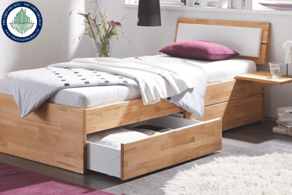 Giường pallet mộc mạc sự kết hợp hoàn hảo giữa truyền thống và hiện đại