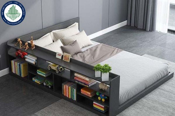 Giường pallet mộc mạc sự kết hợp hoàn hảo giữa truyền thống và hiện đại