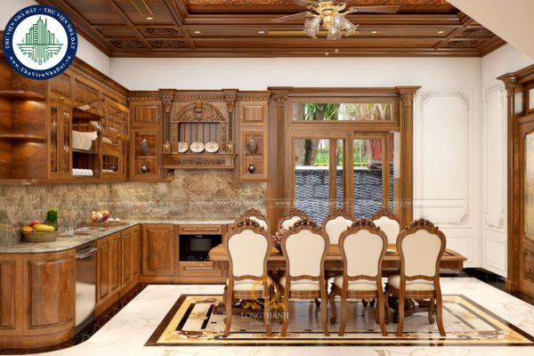 Ứng dụng của gỗ điêu khắc trong nội thất