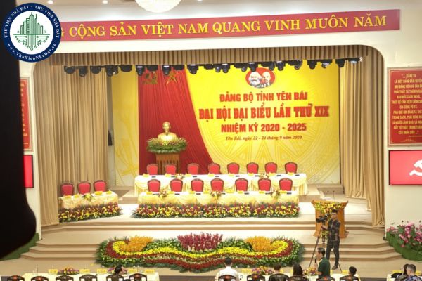 Hướng dẫn trang trí khánh tiết Đại hội Chi bộ 2025 2027