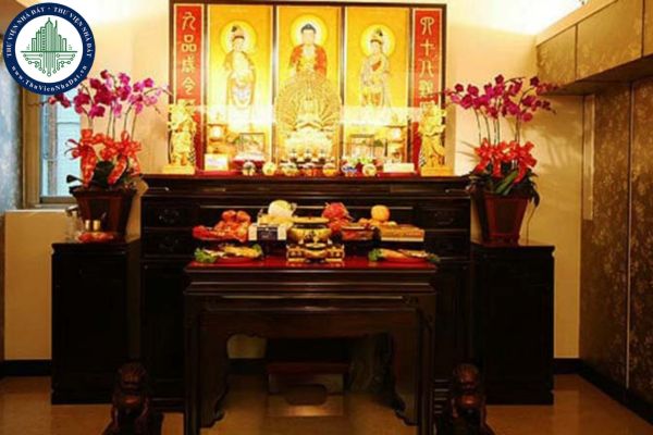 Những vị trí phù hợp để đặt ảnh Phật trong nhà