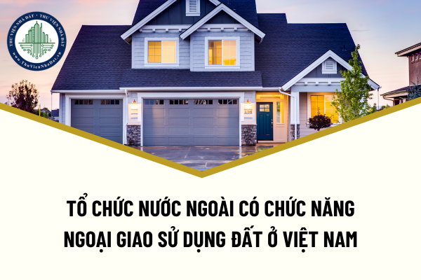 Tổ chức nước ngoài có chức năng ngoại giao sử dụng đất ở Việt Nam là được giao đất hay cho thuê?