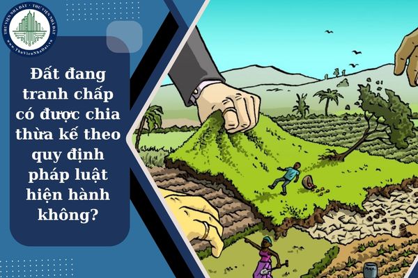 Đất đang tranh chấp có được chia thừa kế theo quy định pháp luật hiện hành không?