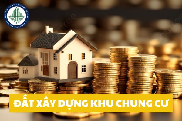 Đất xây dựng khu chung cư bao gồm đất ở để xây dựng nhà chung cư đúng không?