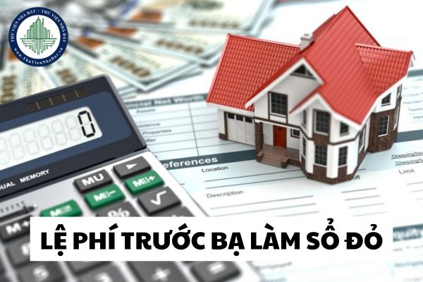 Lệ phí trước bạ làm sổ đỏ mới nhất năm 2025 là bao nhiêu?