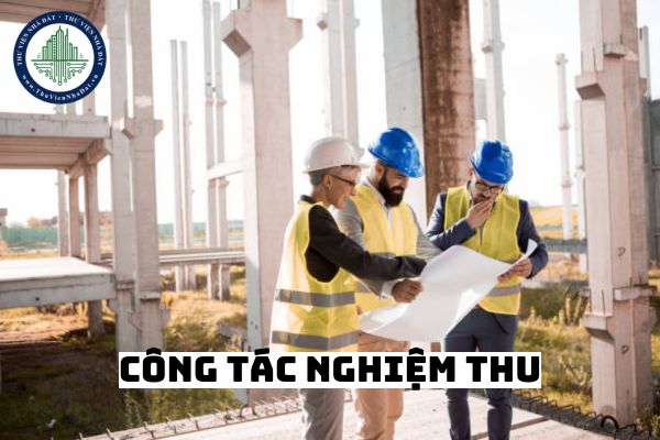 Trong việc tổ chức kiểm tra công tác nghiệm thu, các Bộ quản lý công trình xây dựng chuyên ngành có trách nhiệm gì?