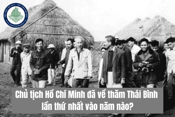 Chủ tịch Hồ Chí Minh đã về thăm Thái Bình lần thứ nhất vào năm nào?