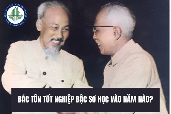 Bác Tôn tốt nghiệp bậc sơ học vào năm nào? Rời quê hương An Giang năm bao nhiêu tuổi?