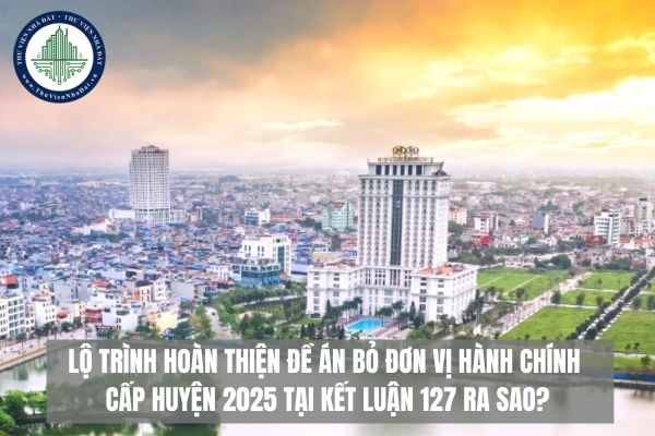 Lộ trình hoàn thiện đề án bỏ đơn vị hành chính cấp huyện 2025 tại Kết luận 127 ra sao?