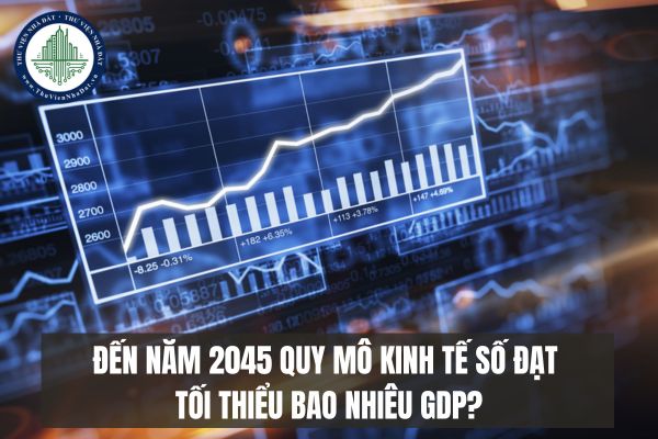 Đến năm 2045 quy mô kinh tế số đạt tối thiểu bao nhiêu GDP?