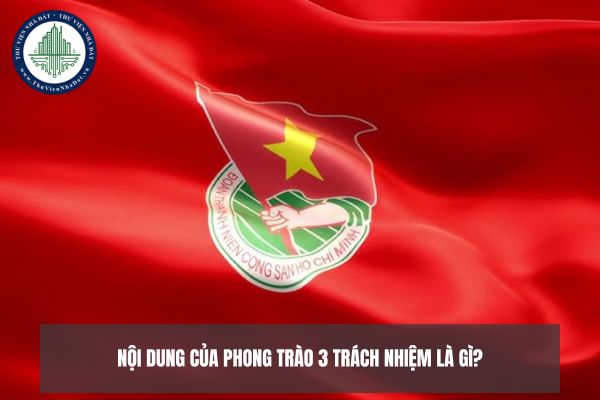 Nội dung của phong trào 3 trách nhiệm là gì?
