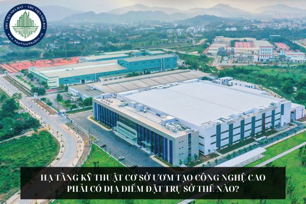 Hạ tầng kỹ thuật cơ sở ươm tạo công nghệ cao phải có địa điểm đặt trụ sở thế nào?