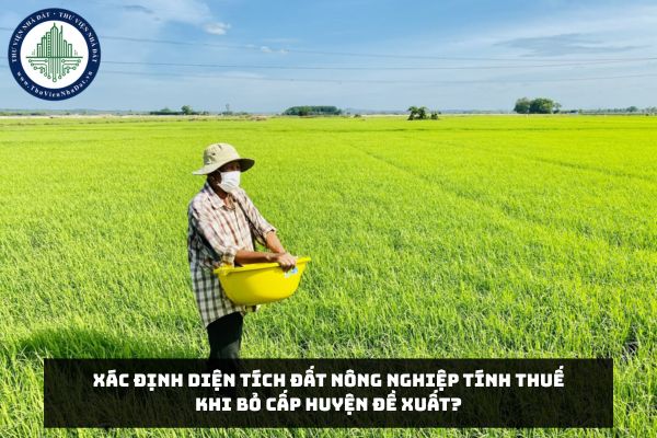 Xác định diện tích đất nông nghiệp tính thuế khi bỏ cấp huyện đề xuất?