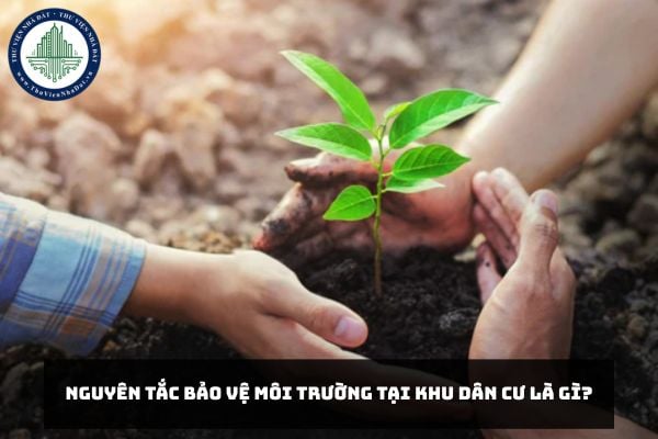 Nguyên tắc bảo vệ môi trường tại khu dân cư là gì?