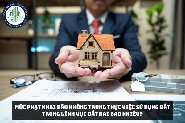 Mức phạt khai báo không trung thực việc sử dụng đất trong lĩnh vực đất đai bao nhiêu?