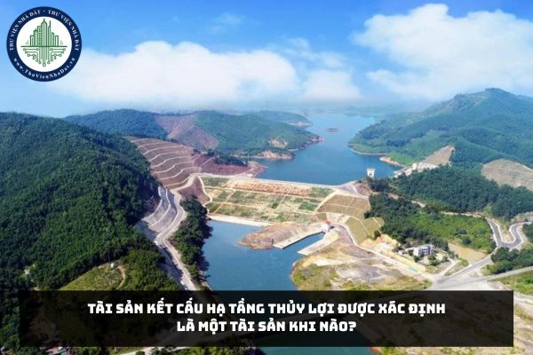 Tài sản kết cấu hạ tầng thủy lợi được xác định là một tài sản khi nào?