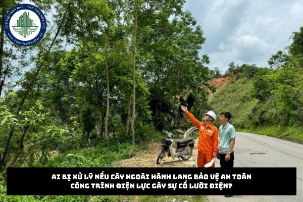 Ai bị xử lý nếu cây ngoài hành lang bảo vệ an toàn công trình điện lực gây sự cố lưới điện?