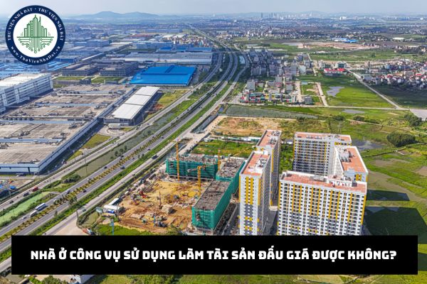 Nhà ở công vụ sử dụng làm tài sản đấu giá được không?